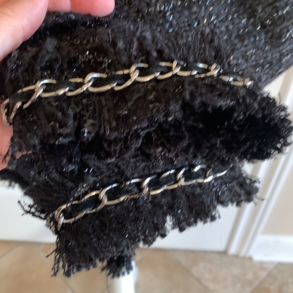 *HOST PICK* Boston proper jacket sparkles with chain detail - Picture 7 of 16